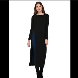 Zara Front Slit T-shirt Tunic Dress